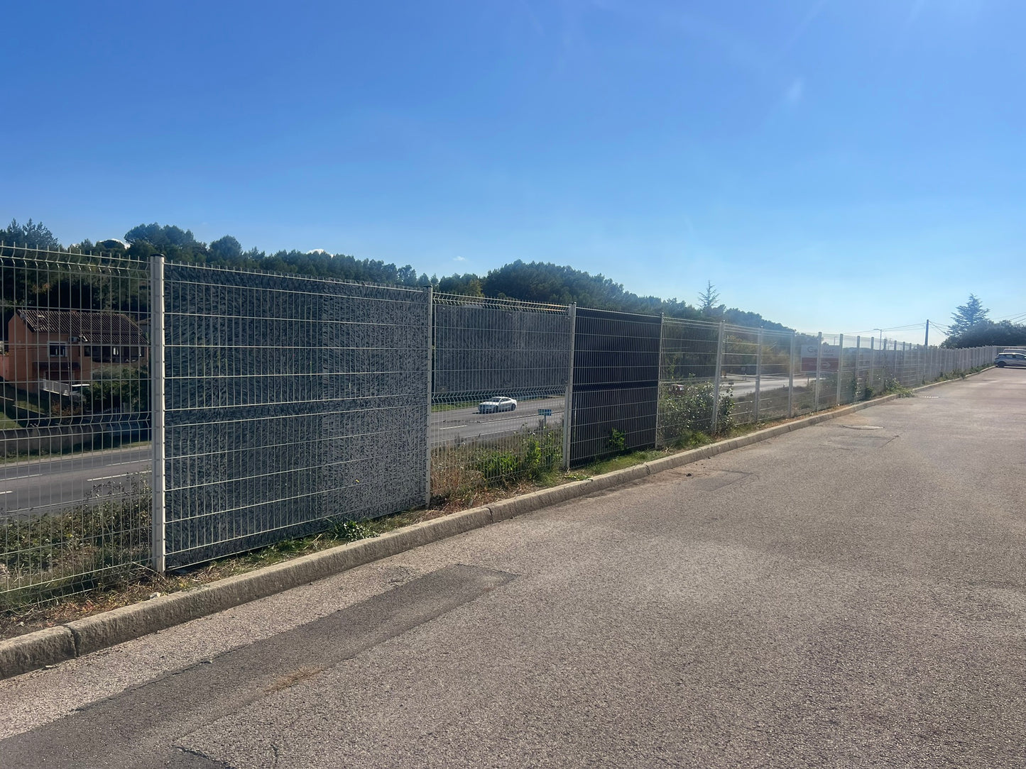 EKOLAMES KIT Clôture occultante pour grillage couleur jardin