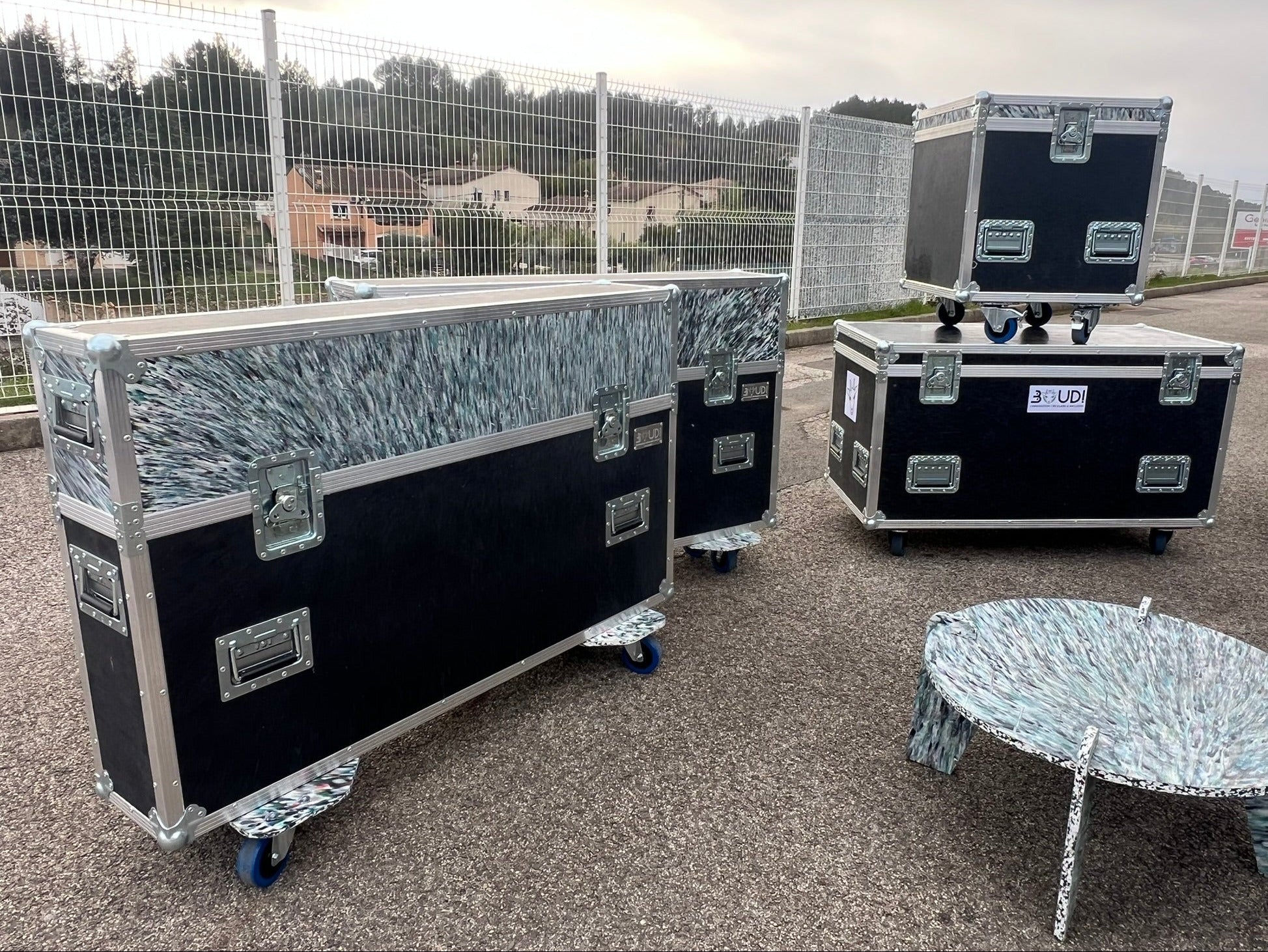 EKOCASE gamme Flight Case écoresponsable en plastique recyclé