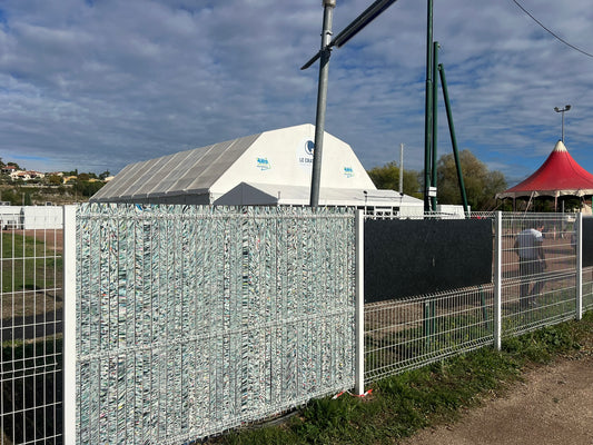 EKOLAMES KIT Clôture occultante pour grillage couleur jardin